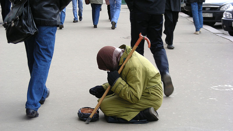 Попрошайки в москве