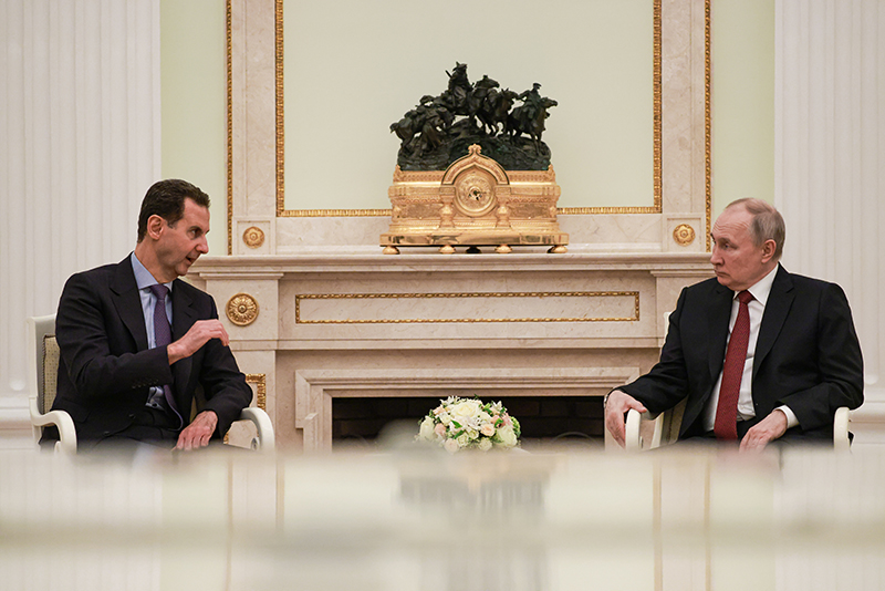 Владимир Путин и президент Сирии Башар Асад