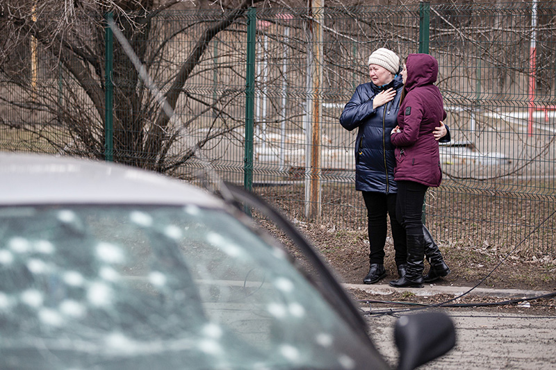 Последствия обстрела со стороны ВСУ