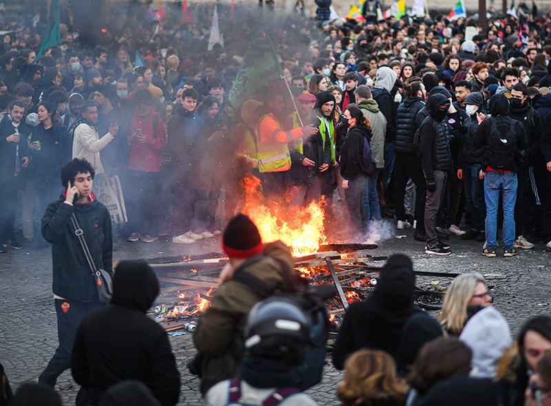 Протесты во Франции