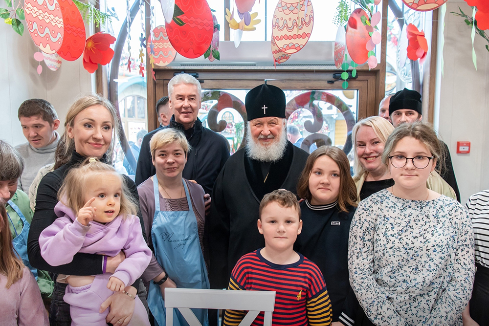 Сергей Собянин и патриарх Кирилл