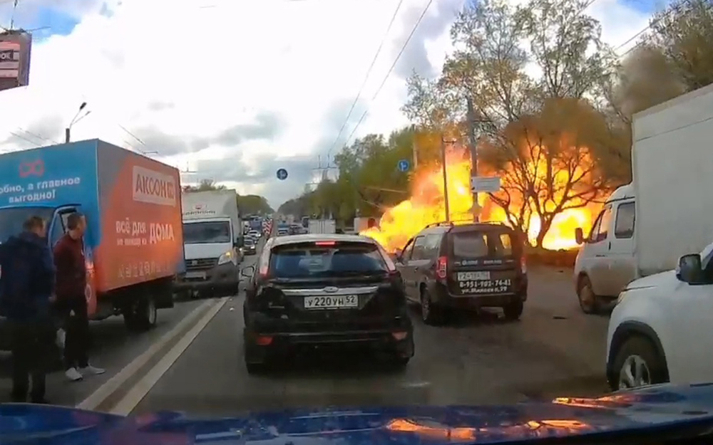 Взрыв в нижнем новгороде сейчас. Взрыв машины в Нижнем Новгороде.