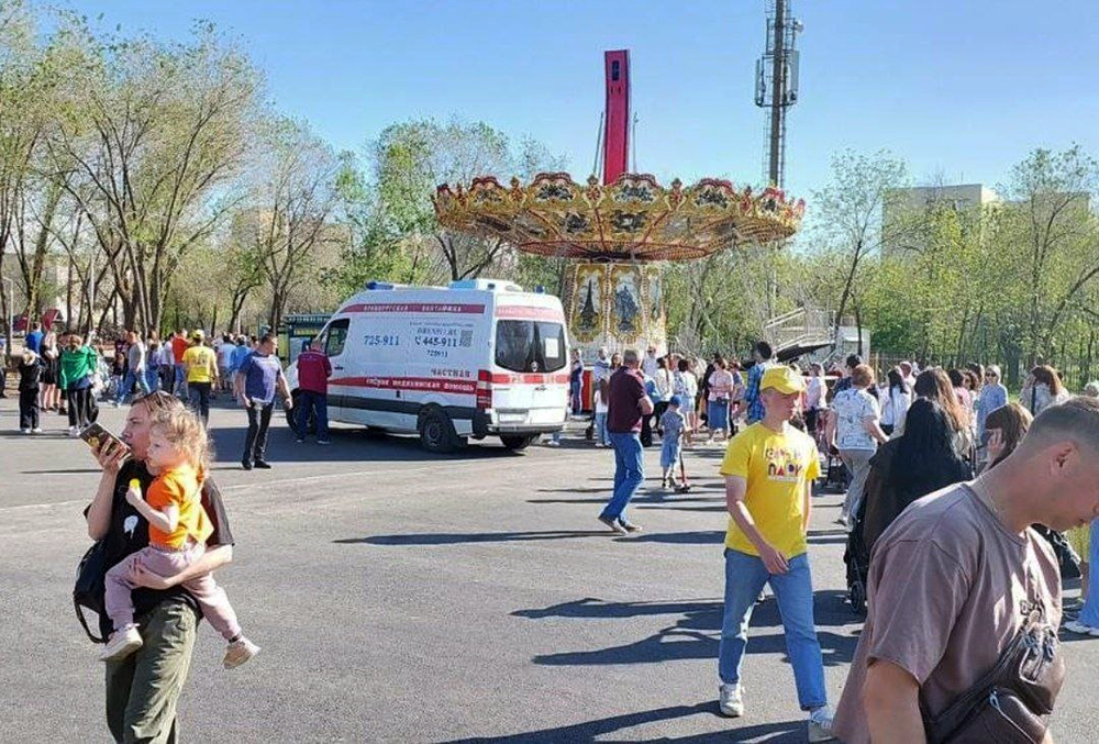 Церковь возле стадиона Оренбург в Оренбурге