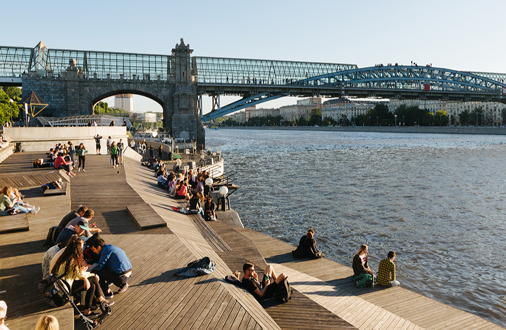 Москва река в Москве Момост