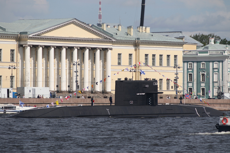 Празднование Дня ВМФ в Санкт-Петербурге  