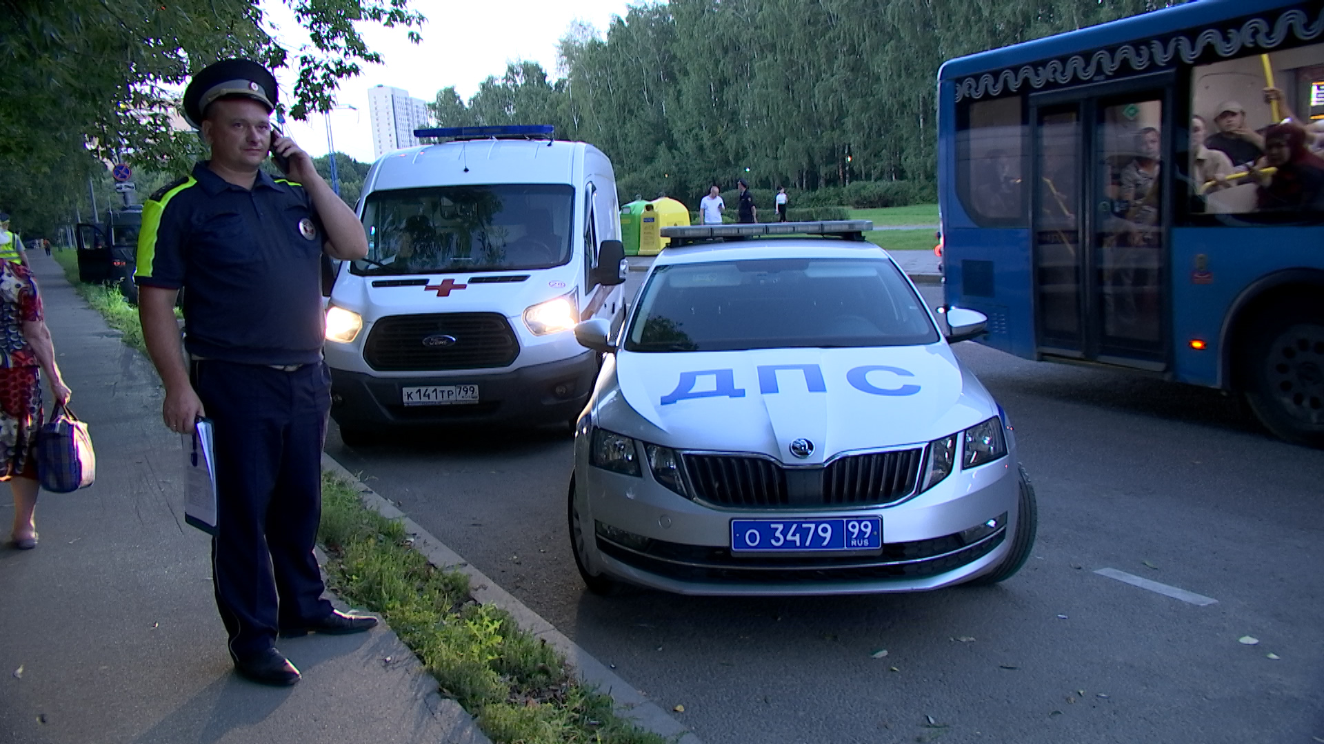 Сбивший ребенка в Москве водитель доставлен в суд