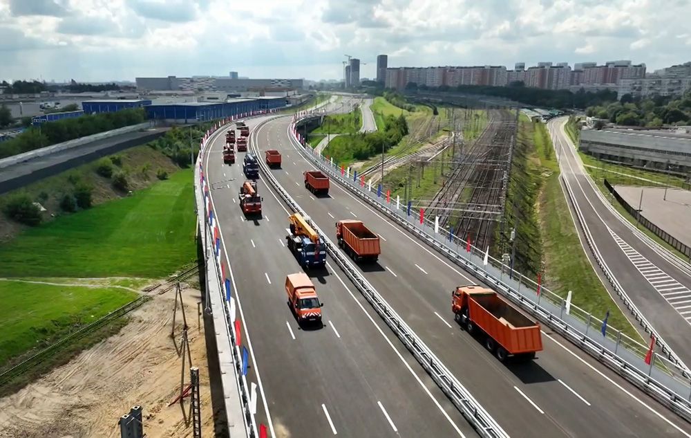 Открытие дублера Кутузовского проспекта