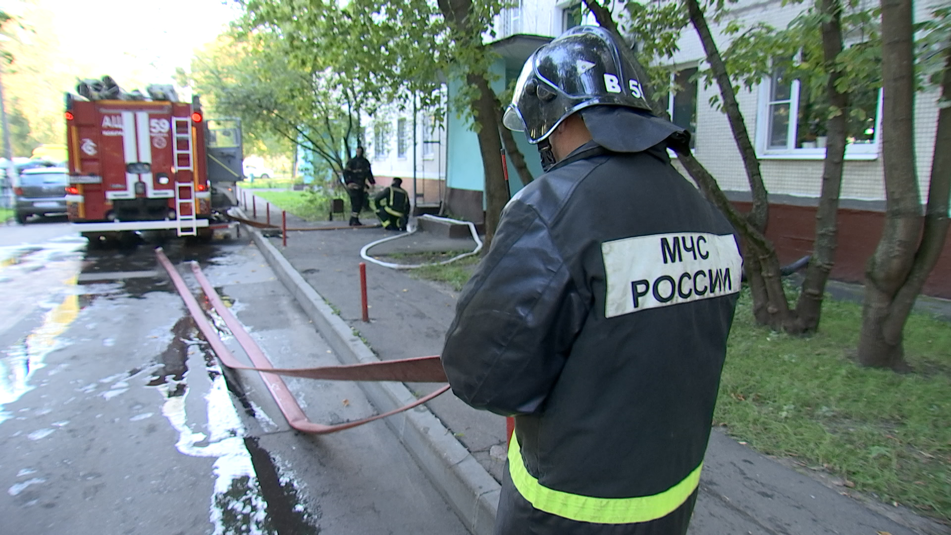 Жертвой пожара в девятиэтажке на северо-востоке Москвы стала женщина ::  Новости :: ТВ Центр