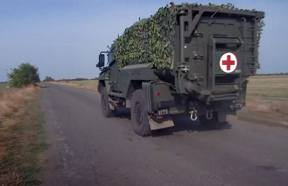 Автомобиль военных медиков