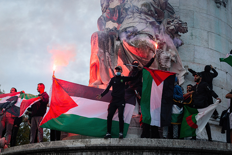 Протесты в Париже