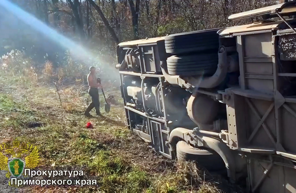 Последствия ДТП с участием автобуса