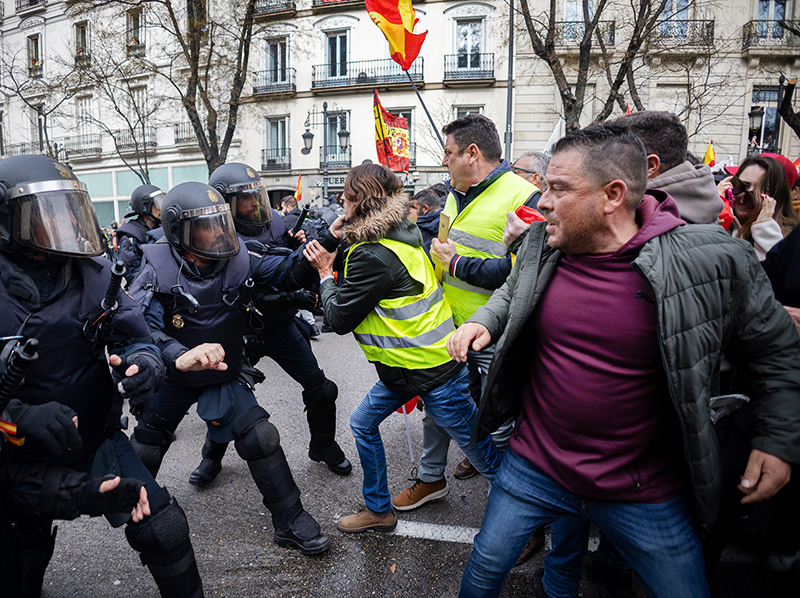 Протесты фермеров в Европе