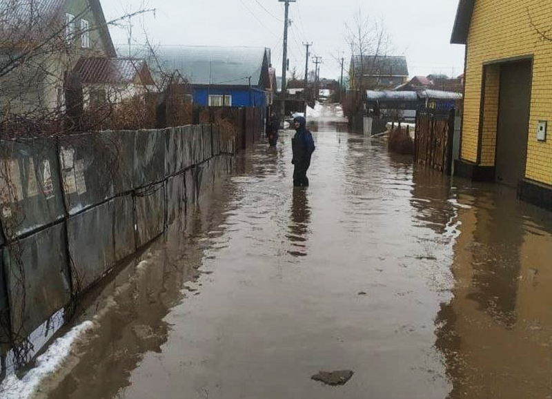 Паводок в Беляевском районе