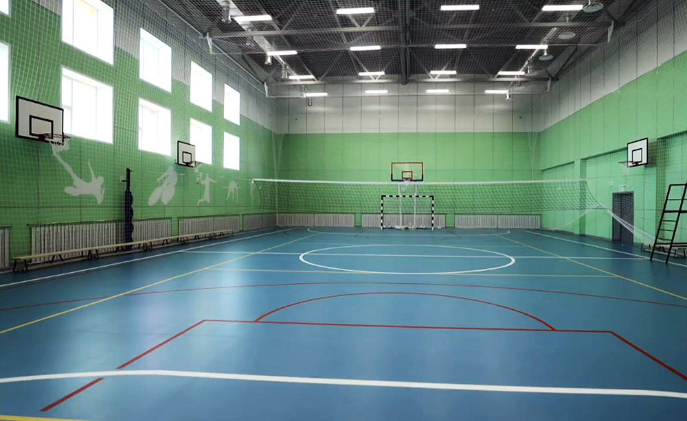 Новый спортивный зал в Луганске