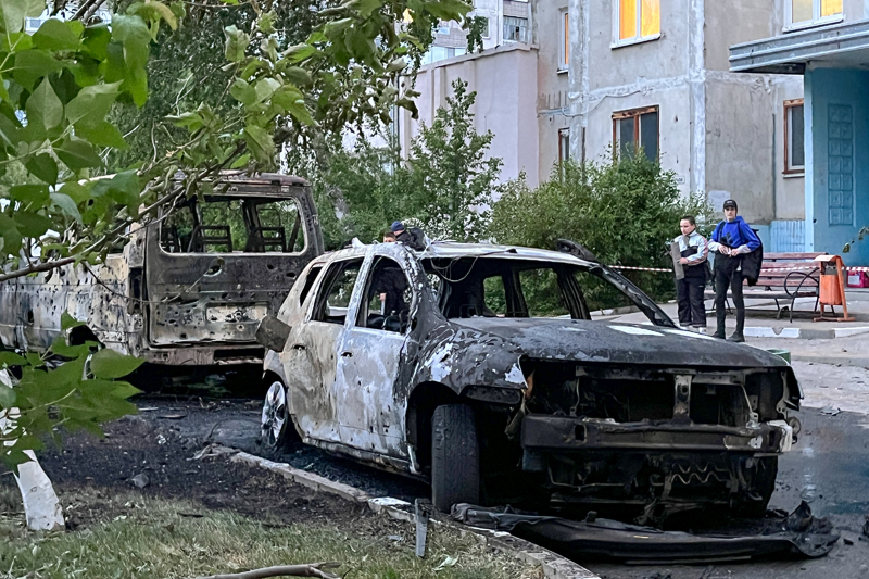 Последствия обстрела  Белгорода