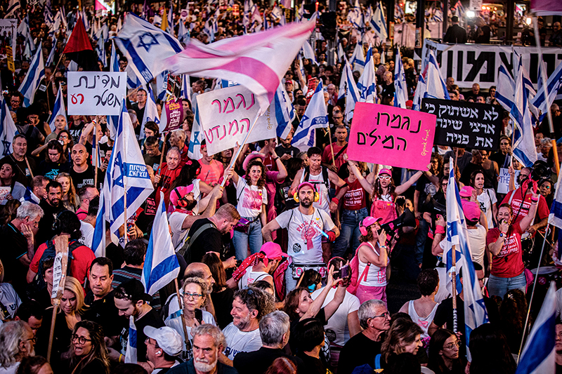 Акция протеста в Израиле