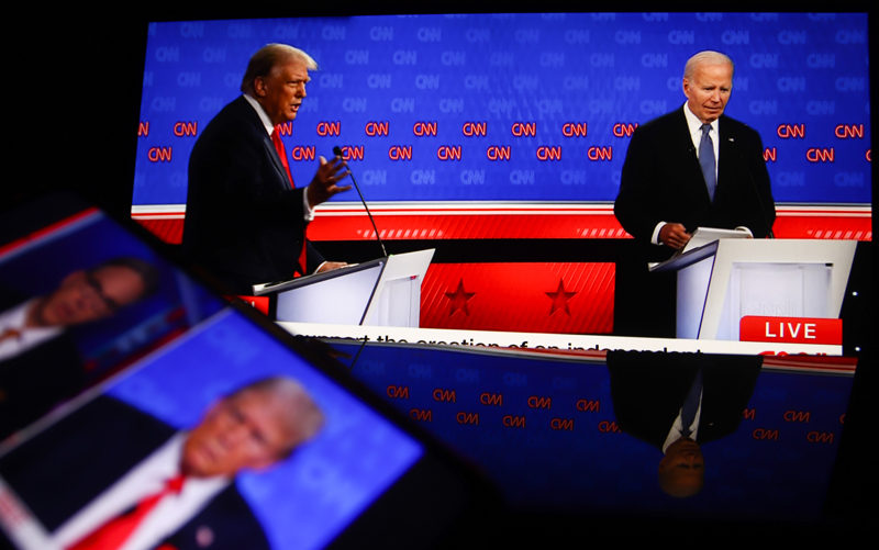 Президентские дебаты Джо Байдена и Дональда Трампа в Атланте