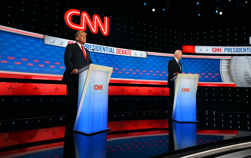Президентские дебаты Джо Байдена и Дональда Трампа в Атланте  