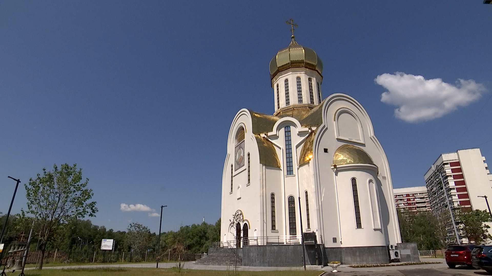 В Крылатском строят храм в честь князя Владимира