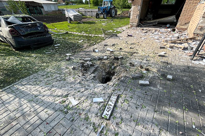 Последствия обстрела Белгородской области