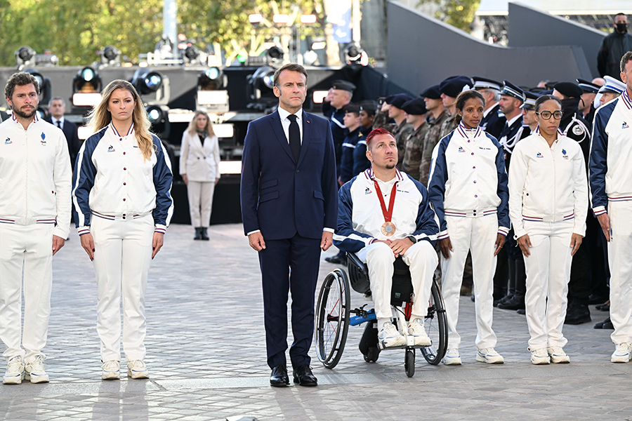 Парад чемпионов в Париже