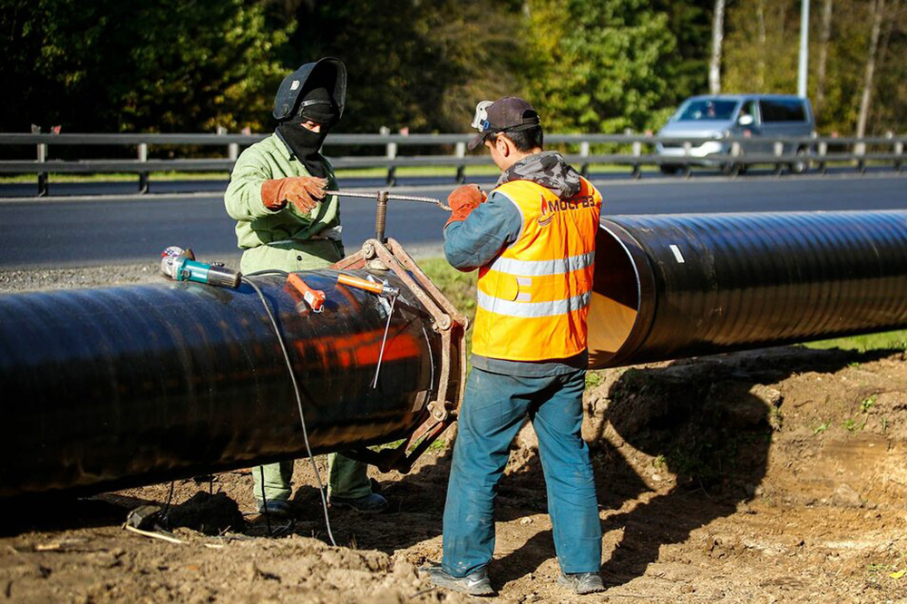 Строительство газопровода высокого давления