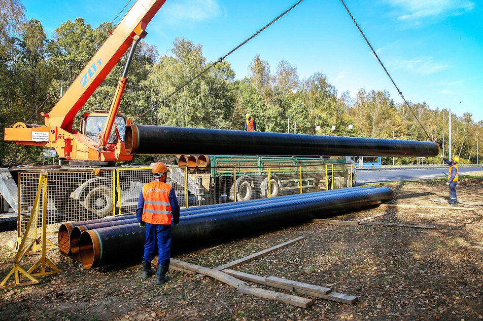 Строительство газопровода высокого давления