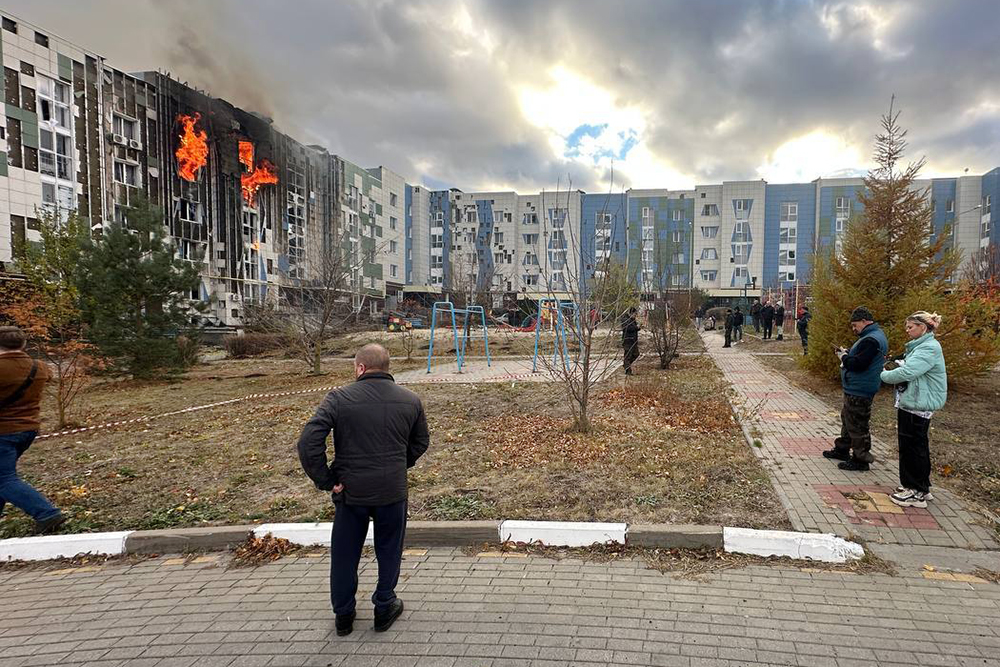 Последствия обстрела Белгорода со стороны ВСУ