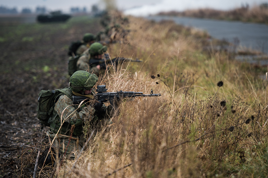 Российские военнослужащие