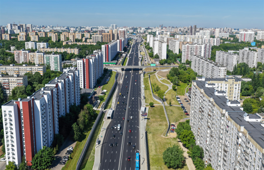 Собянин: Свыше пяти километров дорог построили в Москворечье-Сабурове и Царицыне с начала года